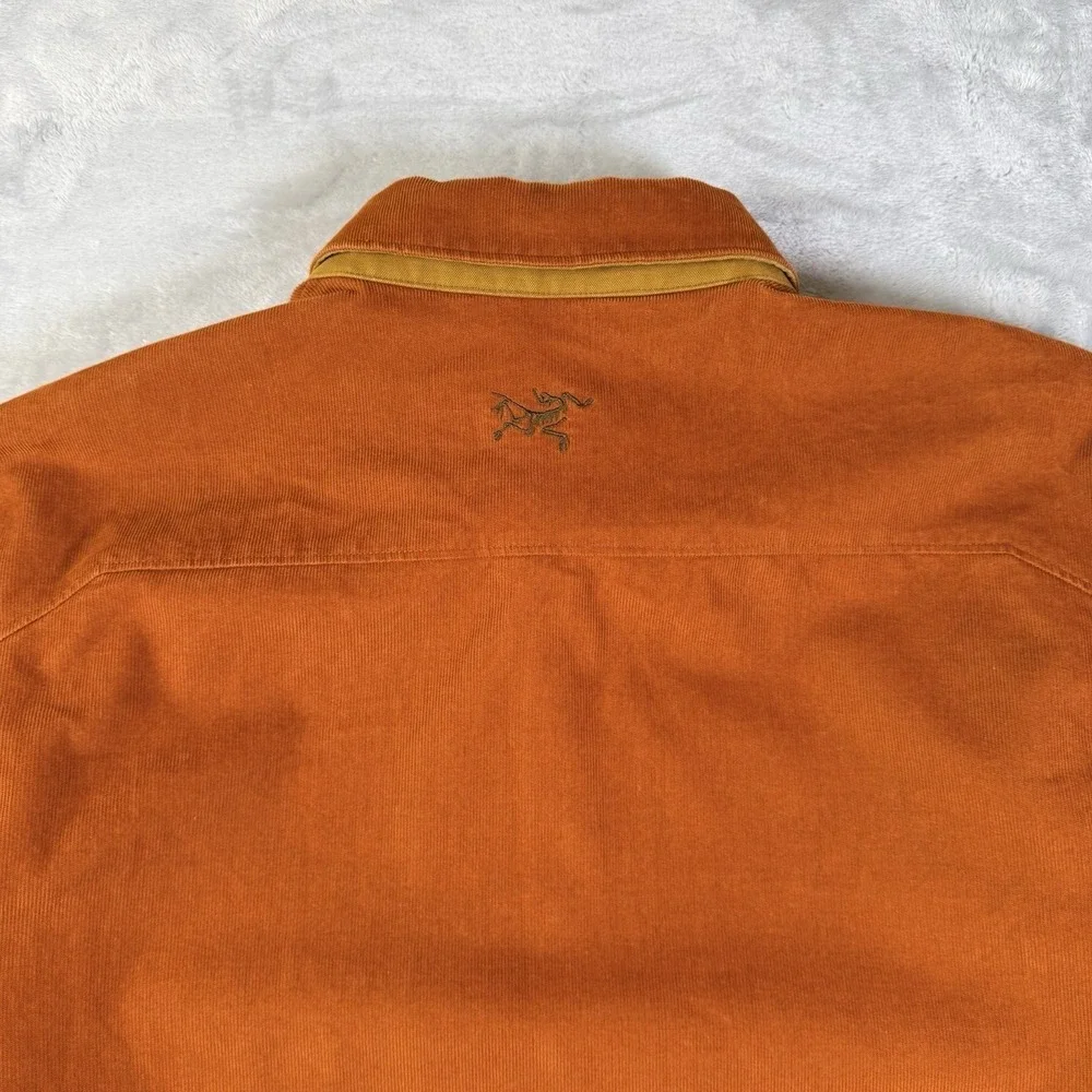 Arc'teryx Merlon Corduroy Shirt Jacket Men's Small**(see measurements) Orange